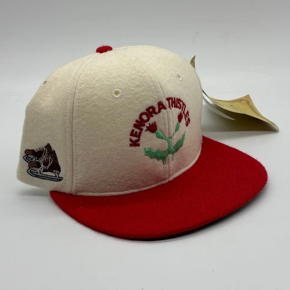 Kenora Thistles NHL Heritage Snapback Hockey WOOL Hat - Vintage Roman Pro - New